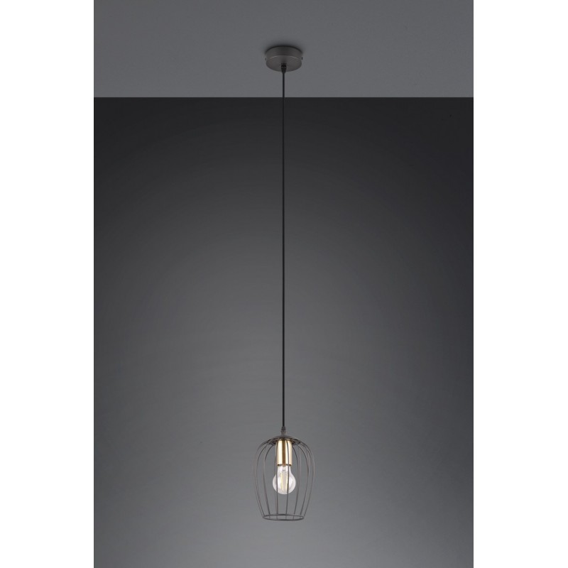 RL Lampa wisząca nowoczesna GRID R31371032 czarny