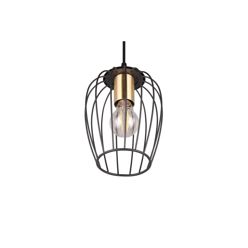 RL Lampa wisząca nowoczesna GRID R31371032 czarny