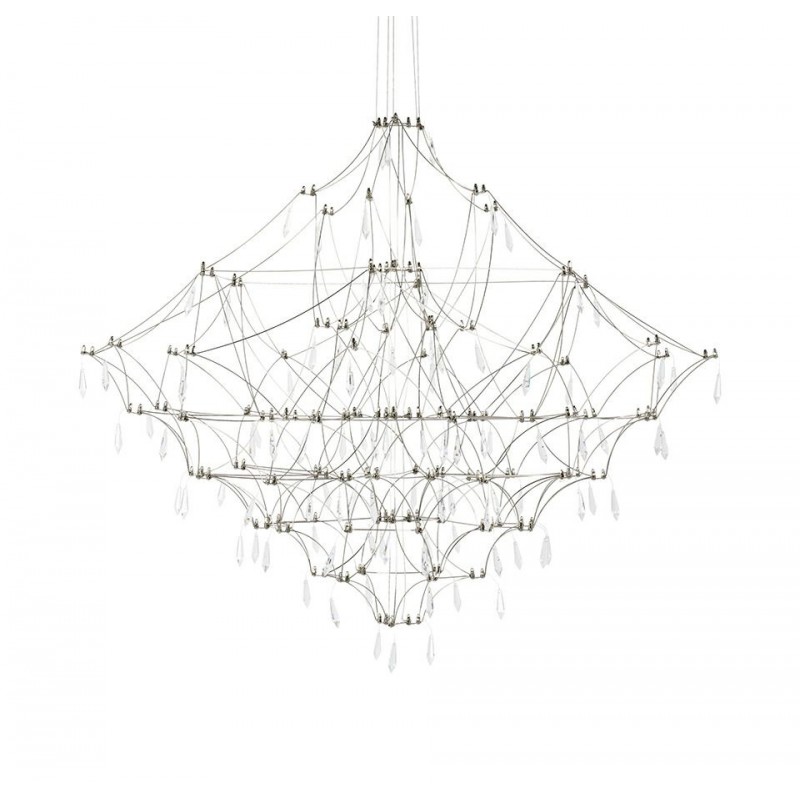 Lampa wisząca CONSTELATION 100 - LED, stal szczotkowana