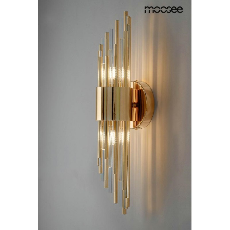 MOOSEE lampa ścienna AMADEO złota