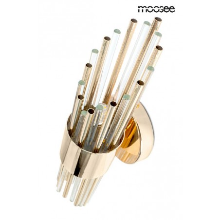 MOOSEE lampa ścienna AMADEO złota