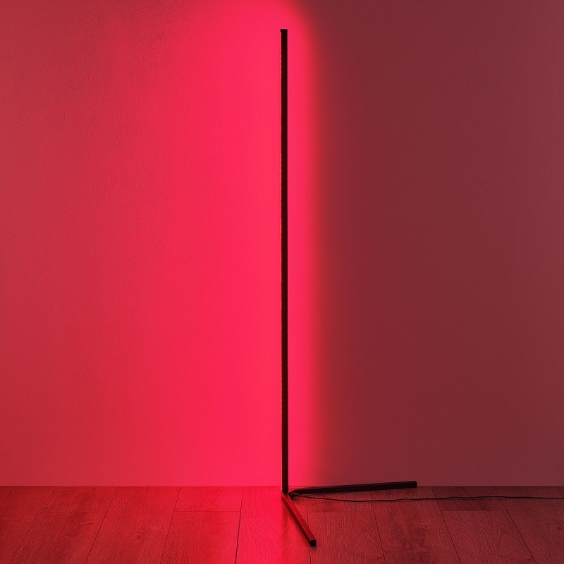 RL Lampa podłogowa LEVEL R45721102 czarny