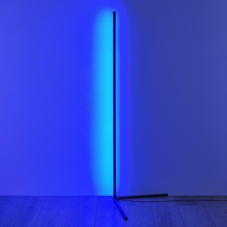 RL Lampa podłogowa LEVEL R45721102 czarny