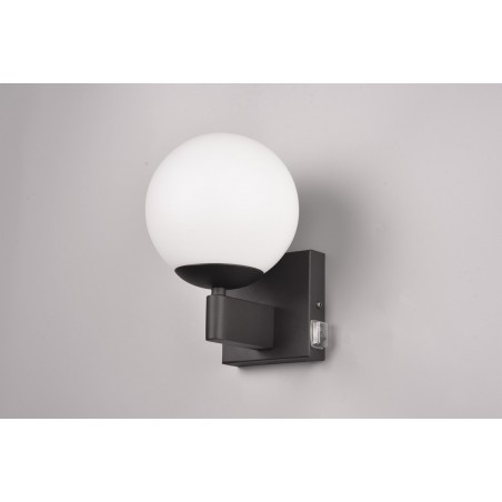 Trio Lampa łazienkowa ścienna KULA 284270132 czarny