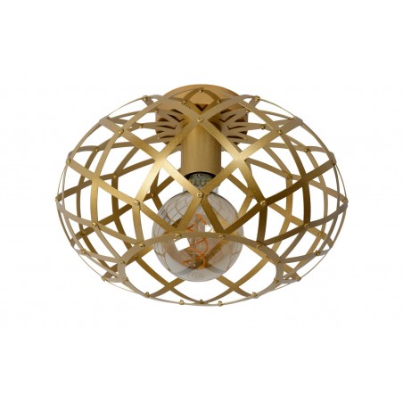 Lucide Lampa natynkowa WOLFRAM 21117/30/02 złoty i odcienie złota