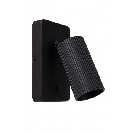 Lucide Reflektor ścienny CLUBS 09239/11/30 czarny