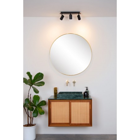 Lucide Lampa łazienkowa sufitowa LENNERT 26958/15/30 czarny