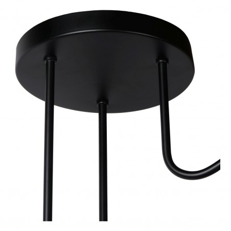 Lucide Lampa natynkowa PEPIJN 05128/03/30 czarny, złoty i odcienie złota