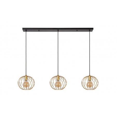 Lucide Lampa wisząca nowoczesna DANZA 21428/03/02 złoty i odcienie złota, czarny