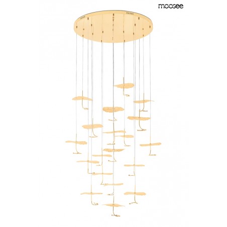 MOOSEE lampa wisząca LEAFS DISC złota