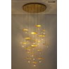MOOSEE lampa wisząca LEAFS DISC złota