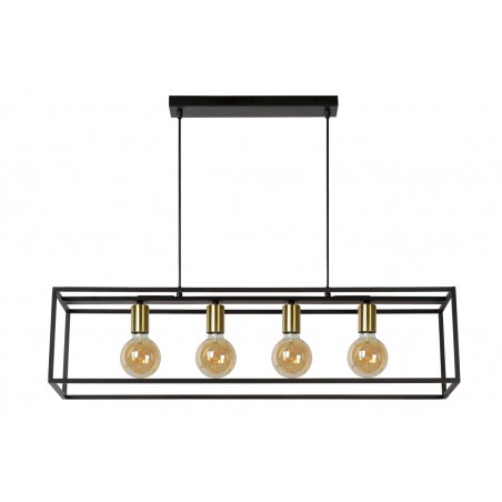 Lucide Lampa wisząca nowoczesna RUBEN 00424/04/30 czarny, złoty i odcienie złota