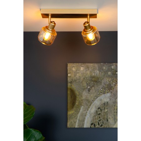 Lucide Reflektor sufitowy BJORN 77979/02/02 złoty i odcienie złota