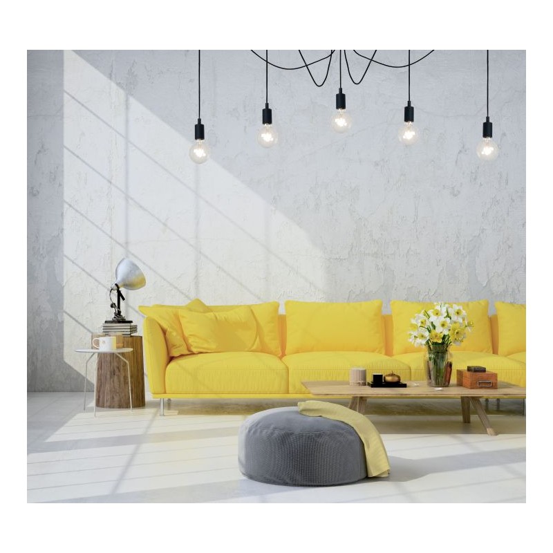 Lucide Lampa wisząca nowoczesna FIX 08408/05/30 czarny