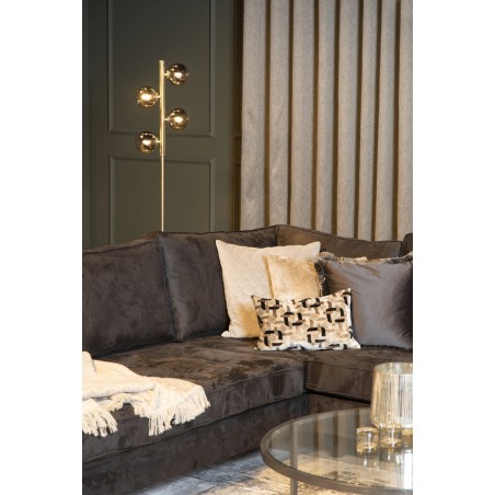 Lucide Lampa podłogowa TYCHO 45774/04/02 złoty i odcienie złota