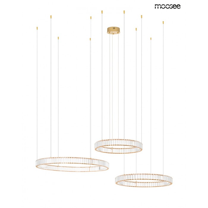 MOOSEE lampa wisząca LIBERTY 3A złota