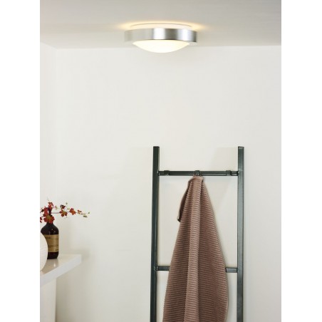 Lucide Lampa łazienkowa sufitowa FRESH 79158/01/12 srebrny i odcienie srebra