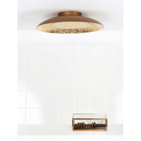 Lucide Lampa natynkowa LED FOSKAL 79177/12/01 złoty i odcienie złota