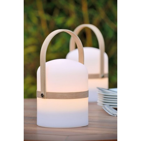 Lucide Lampa zewnętrzna przenośna JOE 06800/03/31 biały