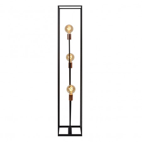 Lucide Lampa podłogowa ARTHUR 08724/03/30 czarny, miedziany