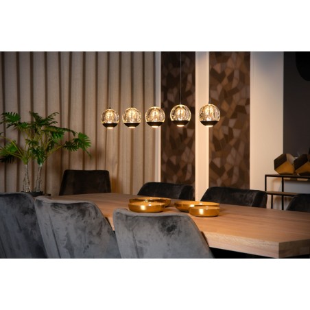 Lucide Lampa wisząca LED nowoczesna SENTUBAL 13498/25/30 czarny