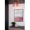 Lucide Reflektor sufitowy PAULIEN 08927/02/66 różowy