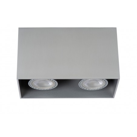 Lucide Lampa natynkowa BODI 09101/02/12 srebrny i odcienie srebra