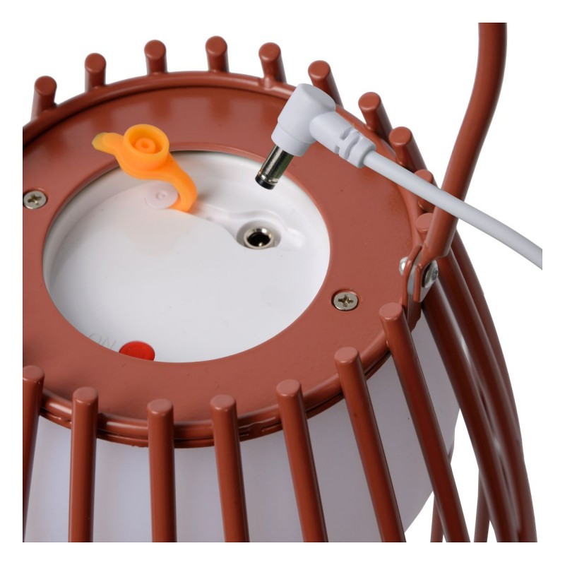 Lucide Lampa zewnętrzna przenośna FJARA 06801/01/97 brązowy i odcienie brązu