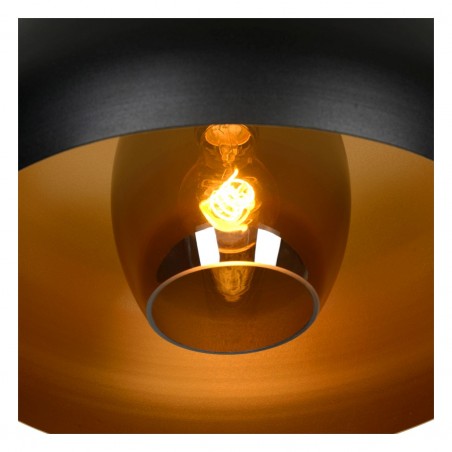 Lucide Lampa natynkowa SHARAN 30186/38/30 czarny, szary i odcienie szarości