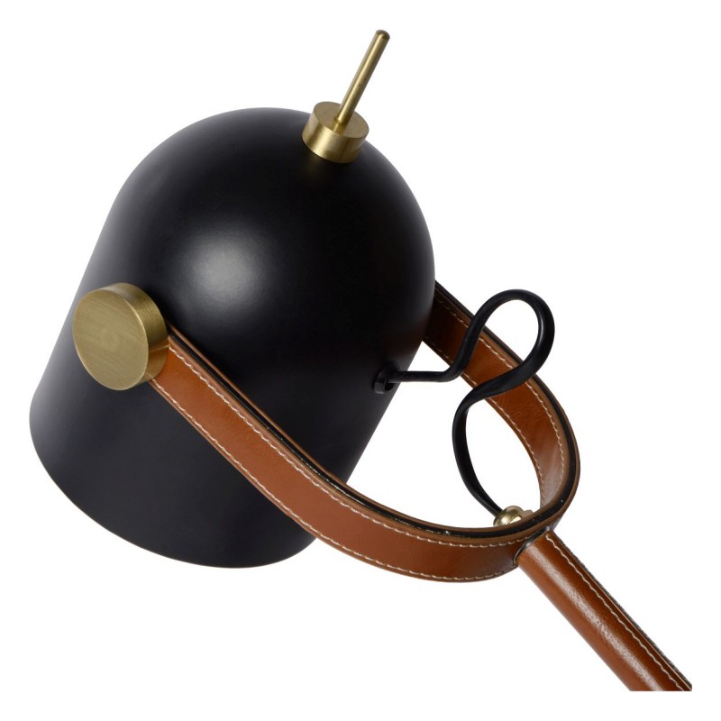 Lucide Lampa biurkowa WAYLON 05627/01/30 czarny, brązowy i odcienie brązu