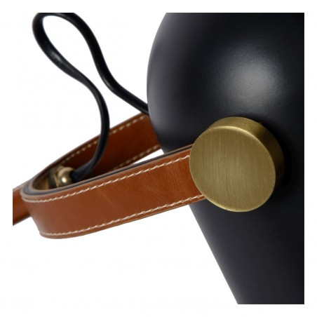 Lucide Lampa biurkowa WAYLON 05627/01/30 czarny, brązowy i odcienie brązu