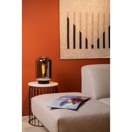 Lucide Lampa stołowa JOANET 45594/01/65 szary i odcienie szarości, czarny