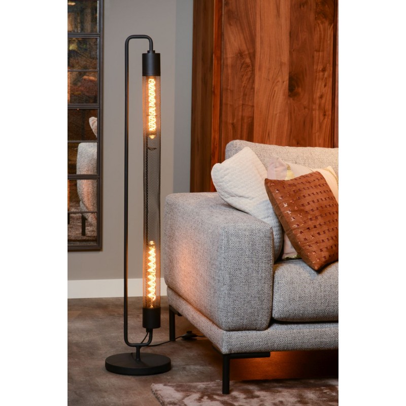 Lucide Lampa podłogowa CALIXT 05733/02/30 czarny