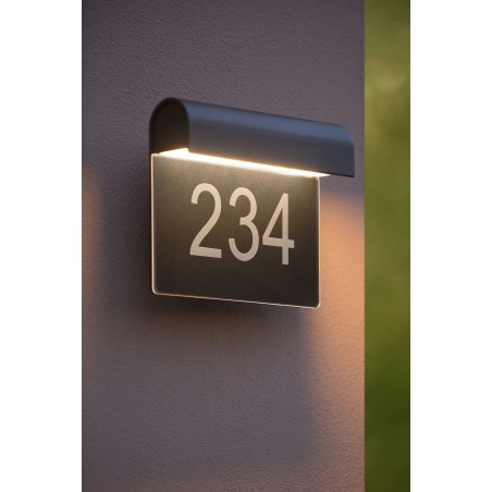 Lucide Lampa zewnętrzna ścienna THESI 27881/06/30 czarny