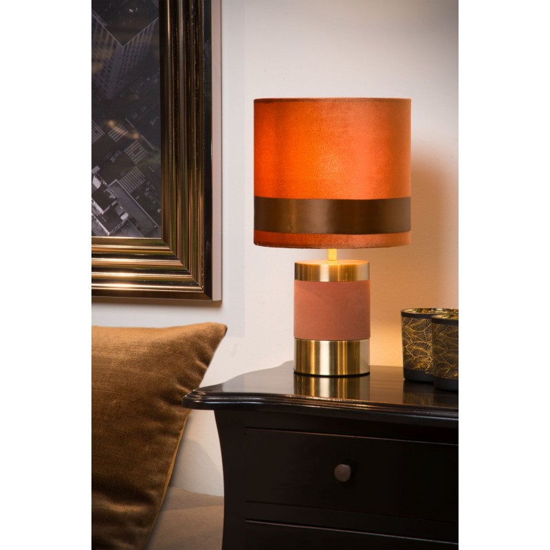Lucide Lampa stołowa EXTRAVAGANZA FRIZZLE 10500/81/43 brązowy i odcienie brązu