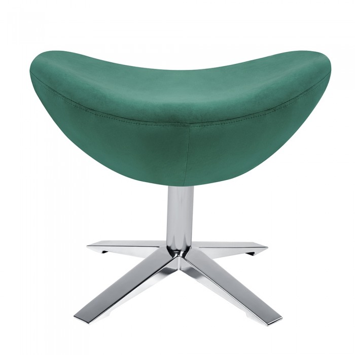 Podnóżek EGG SZEROKI VELVET ciemny zielony.18 -...