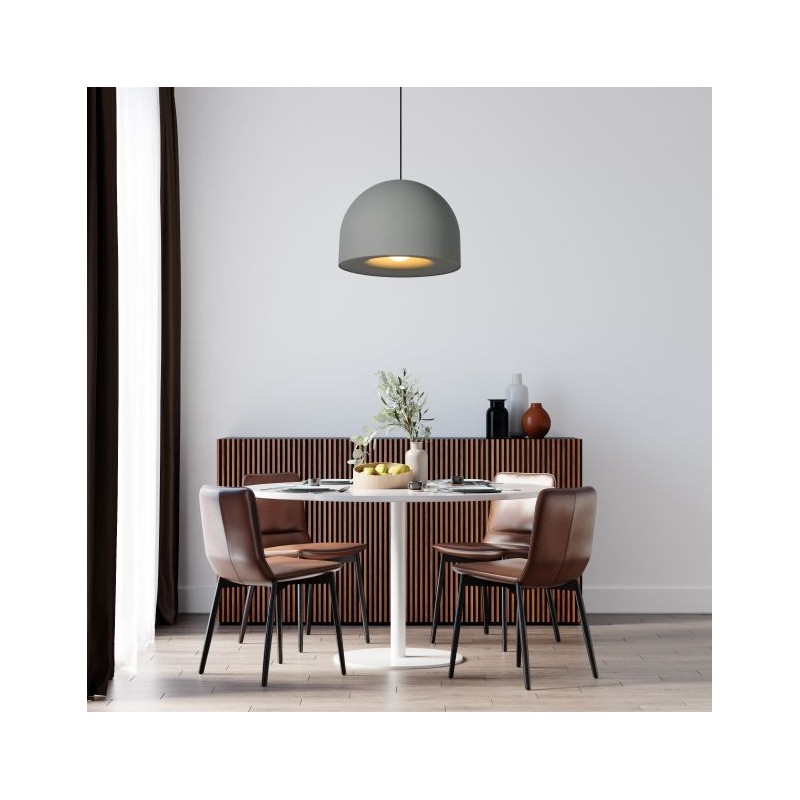 Lucide Lampa wisząca nowoczesna AKRON 20421/01/36 szary i odcienie szarości, czarny