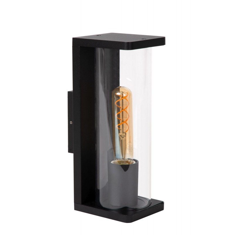 Lucide Lampa zewnętrzna ścienna SLIGO 15807/01/30 czarny