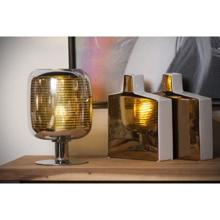 Lucide Lampa stołowa ERYN 70583/01/11 srebrny i odcienie srebra, złoty i odcienie złota