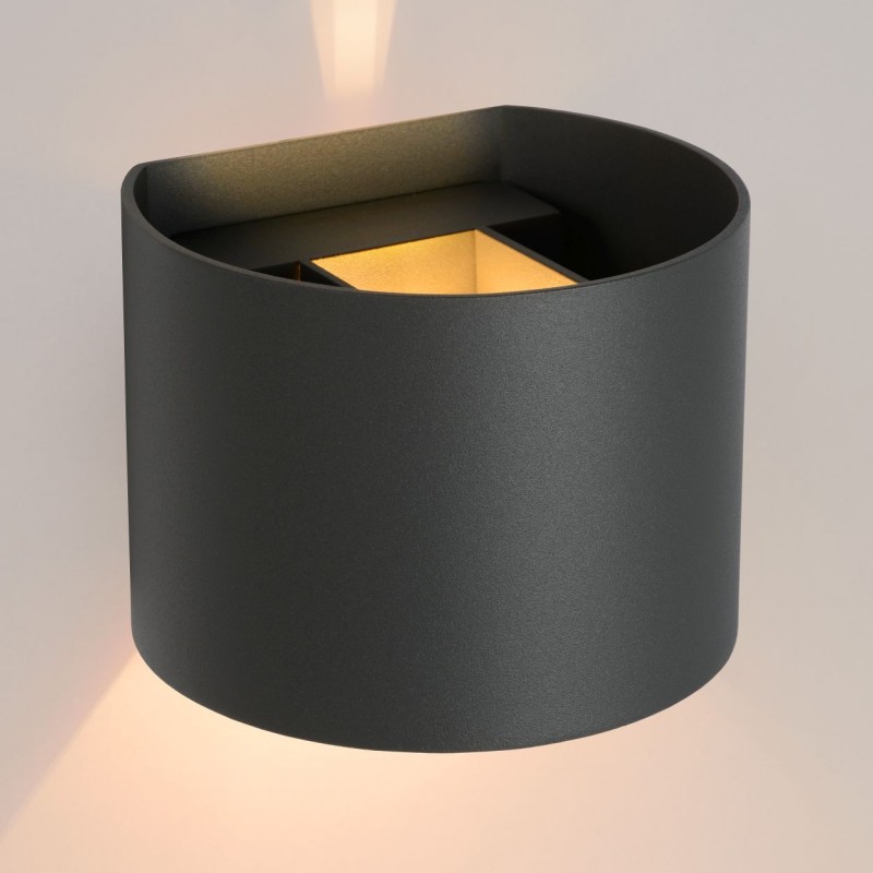 Lucide Kinkiet XIO 09218/04/36 szary i odcienie szarości