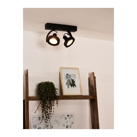 Lucide Reflektor sufitowy DORIAN 22968/24/30 czarny