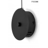MOOSEE lampa ścienna FLAT czarna
