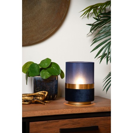 Lucide Lampa stołowa EXTRAVAGANZA TUSSE 10508/01/35 niebieski, złoty i odcienie złota