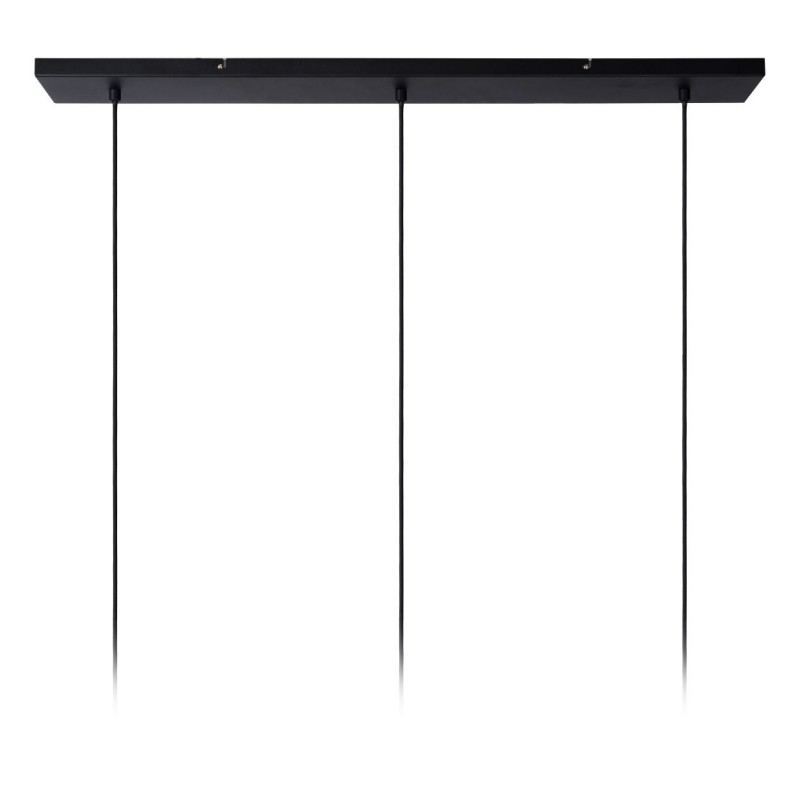 Lucide Lampa wisząca nowoczesna MAGIUS 03429/03/30 drewno jasne i ciemne, czarny