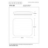 Lucide Lampa natynkowa LED OTIS 79198/32/61 biały