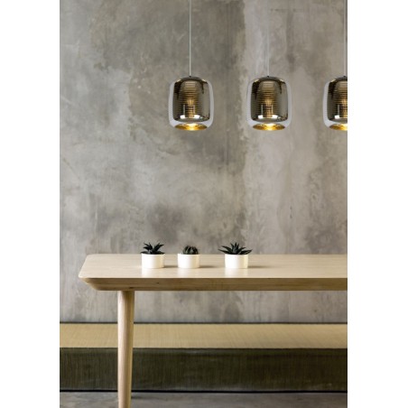 Lucide Lampa wisząca nowoczesna ERYN 70483/03/11 srebrny i odcienie srebra