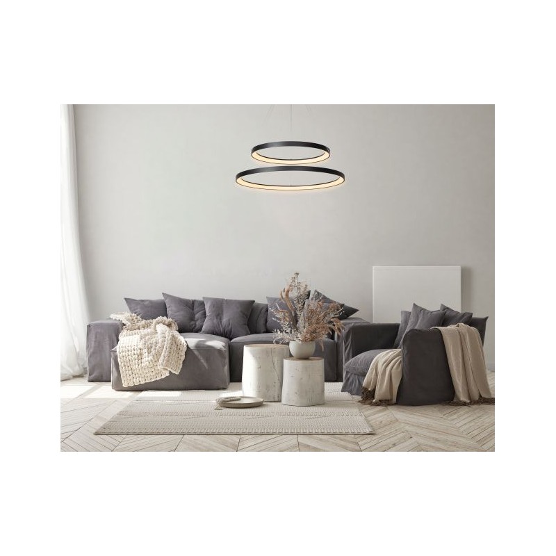 Lucide Lampa wisząca LED nowoczesna VIDAL 46403/92/30 czarny