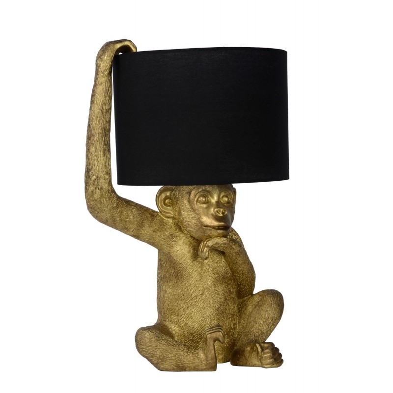 Lucide Lampa stołowa EXTRAVAGANZA CHIMP 10502/81/30 czarny, złoty i odcienie złota