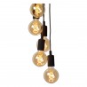 Lucide Lampa wisząca nowoczesna FIX MULTIPLE 08408/07/30 czarny