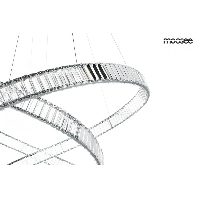 MOOSEE lampa wisząca WAVE 160A chrom